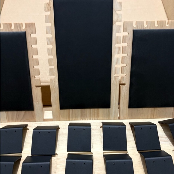 Bamboo wooden jewelry display - Picture 3 of 7